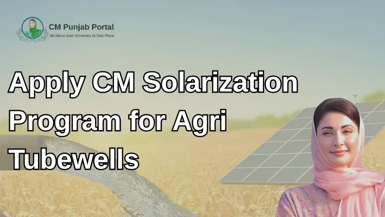 Apply CM Solarization Program for Agri Tubewells