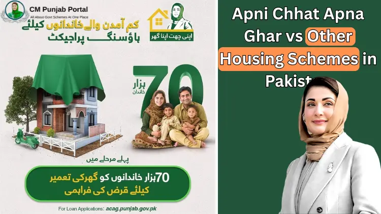 Apni Chhat Apna Ghar vs Other Housing Schemes in Pakistan